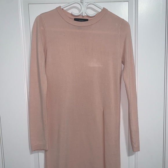 Baby pink slit sweater dress (Forever 21) - Picture 2 of 2